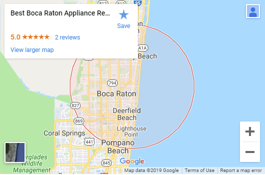 boca raton fl map